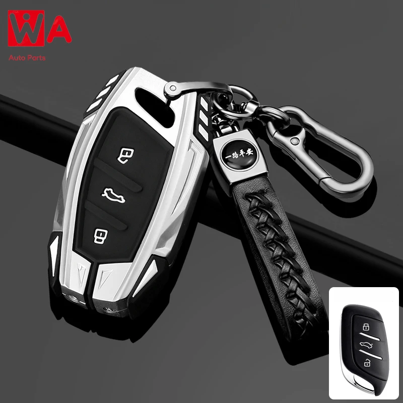 

Zinc Alloy Car Key Silicone Cover Case Holder For MG4 MG5 MG6 MG ZS EV HS EHS ZX GT Roewe RX3 RX8 ERX5 RX5 I6 I5 Keychain Shell