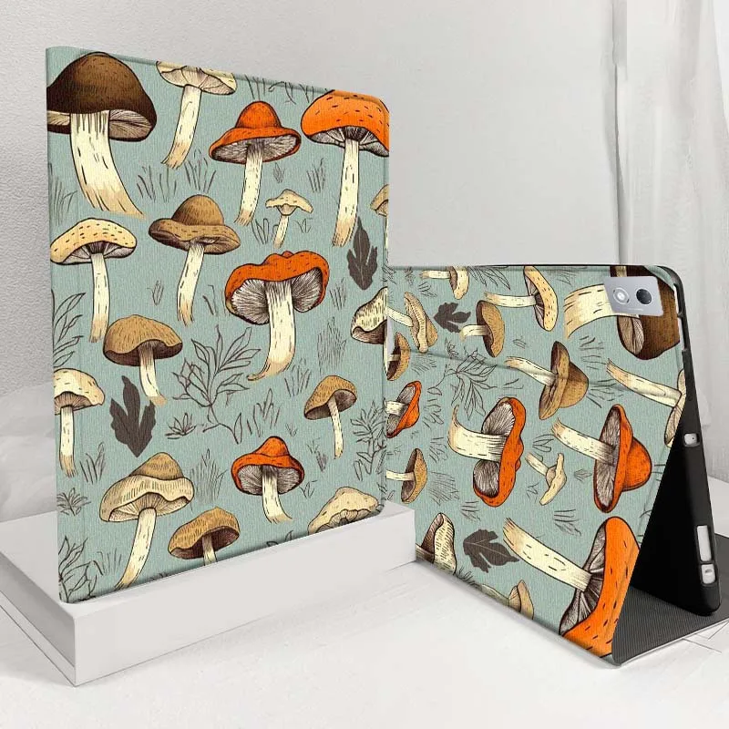 

Cartoon Mushroom Plant Pattern Case For Lenovo Pad Legion Xiaoxin Tab Y700 K10 M10 P11 3rd Pro GT Plus Gen 5G Tablet