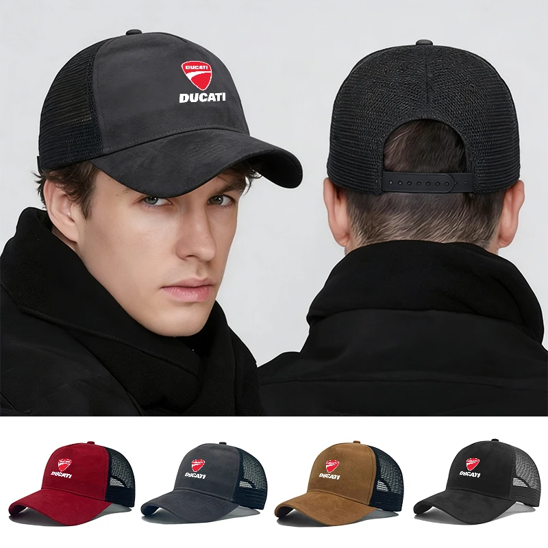 Kép 4: Csináltatás Baseball kupak kültéri Lélegezhető Akaszkodik kupak Nap védelem Fejfedő számára ducati panigale scrambler Csodaszörny 695 796/1000 V2 V4