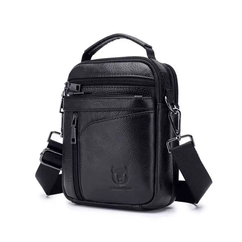 

Men Shoulder Bag Genuine Leather Handbag Male Crossbody Shoulder Bag Small Business Messenger Bags Male Large Capacity Bags