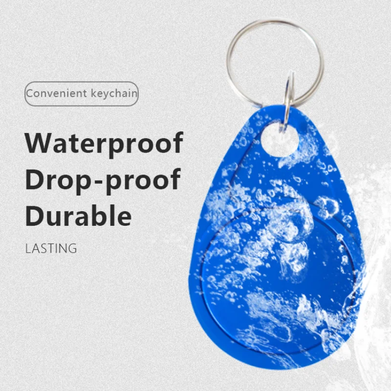 RFID Card 125Khz 100pcs/lot 26 Bit Proximity TK4100 Keyfobs RFID Proximity Keychain ABS Waterproof Keyfobs