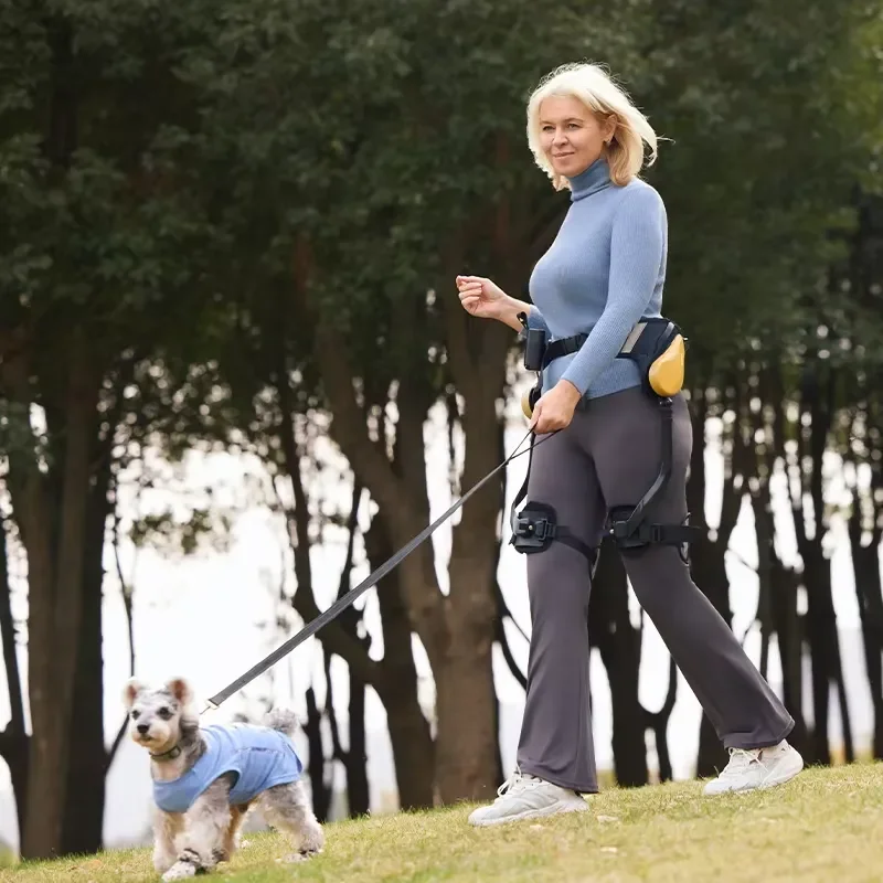 Lower Limb Joint Power Assist Wearable Lightweight Exoskeleton Mountaineering Equipment