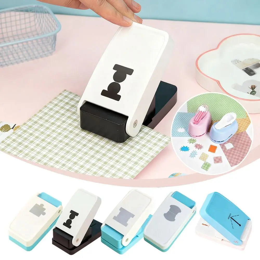 

New Mini Stamp Punch Embosser Multi-shape DIY Craft Punch Border Punch Stamp Shape Toothed Puncher Scrapbooking Paper