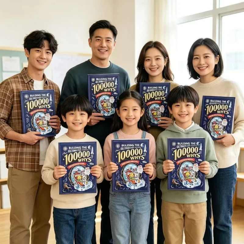 100000 Whys | Enciclopedia Educativa della Scienza per Bambini: Divertimento e Allegria, Sviluppa il Pensiero Logico e Scientifico dei Bambini