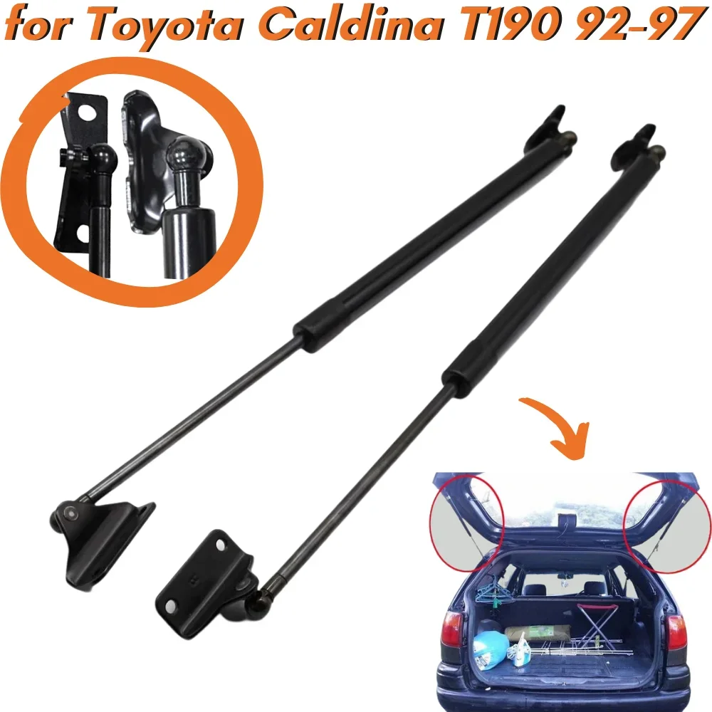 

Qty(2) Trunk Struts for Toyota Caldina T190 Station Wagon 1992-1997 Rear Tailgate Boot Lift Supports Gas Springs Shock Absorbers