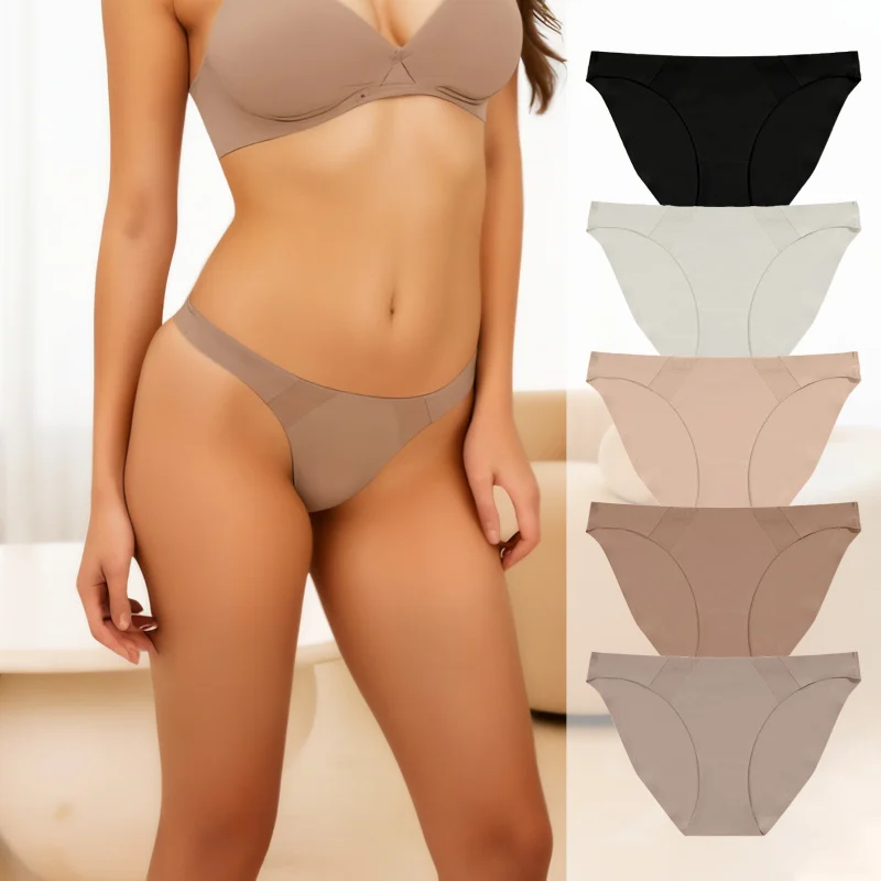 

European and American Plus Size ThongsTPants Hollow Out Sexy Sports Yoga Women's Breathable Cross-border Underwear