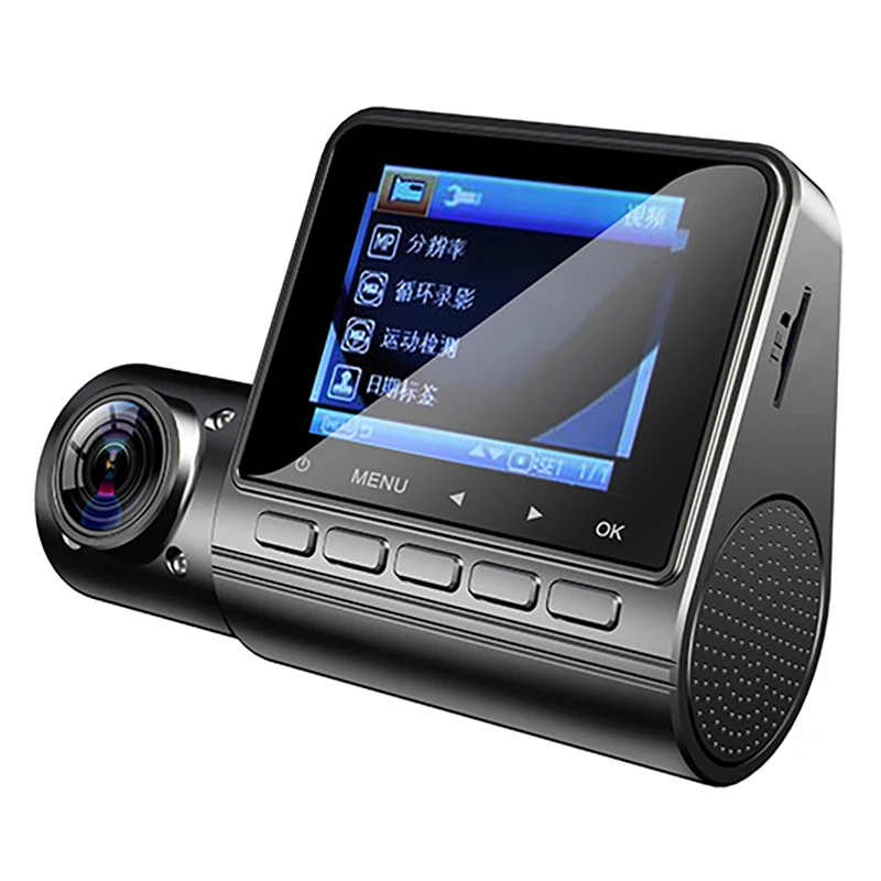 2 inch Dash Cam FHD 1080P Car DVR Camera Dual Lens Vehicle Camera Video Recorder G-Sensor Auto Registrator DashCam