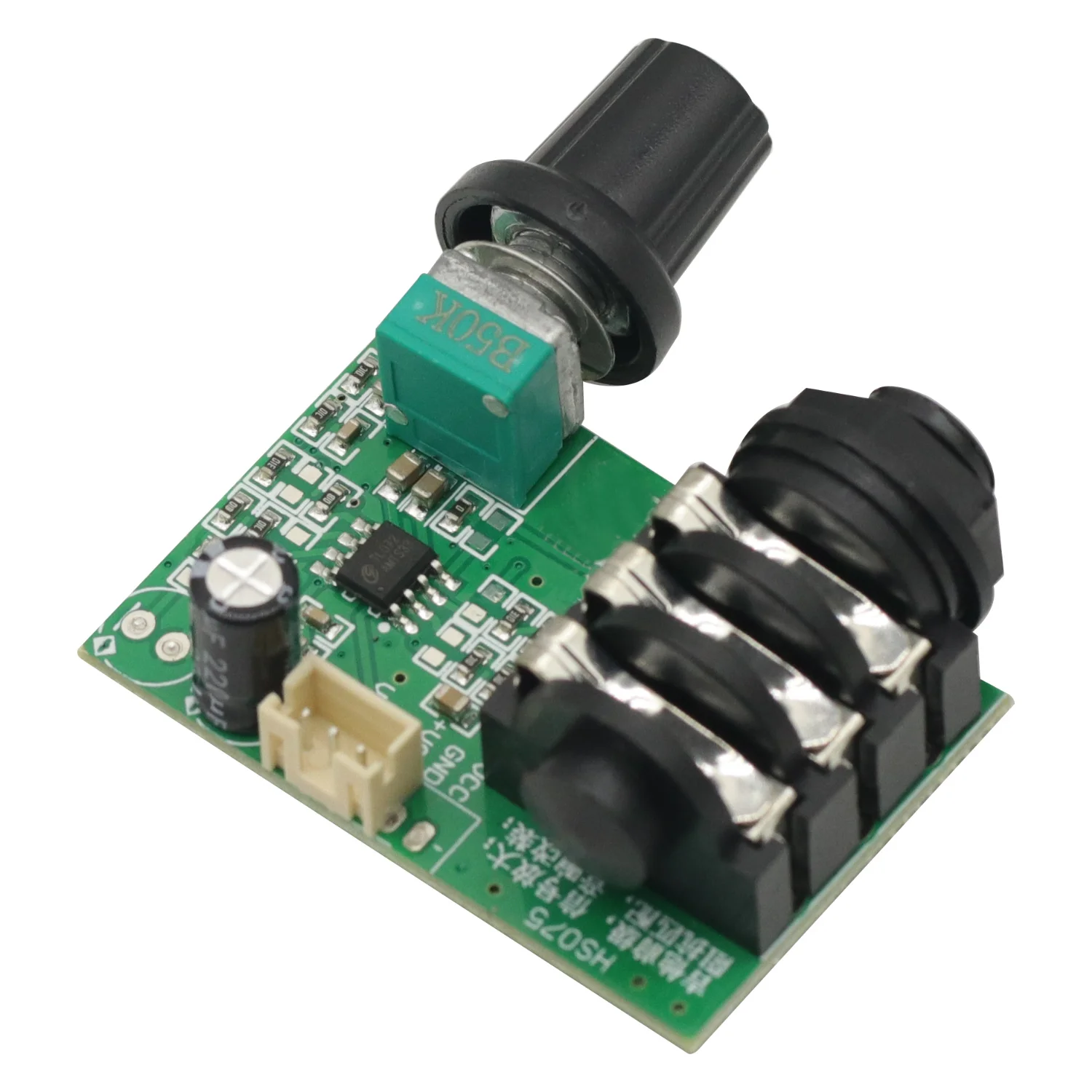 Alta impedância Preamplifier Board Module, Preamp pré-amplificador, Op Amp, TL072