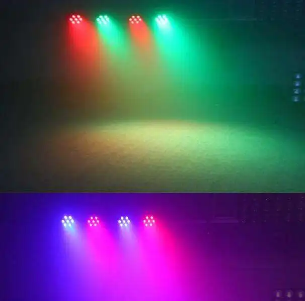 Dj Lights Disco Equipment 7x3w RGBW 4 in1 Led Par Bar Stage Lighting