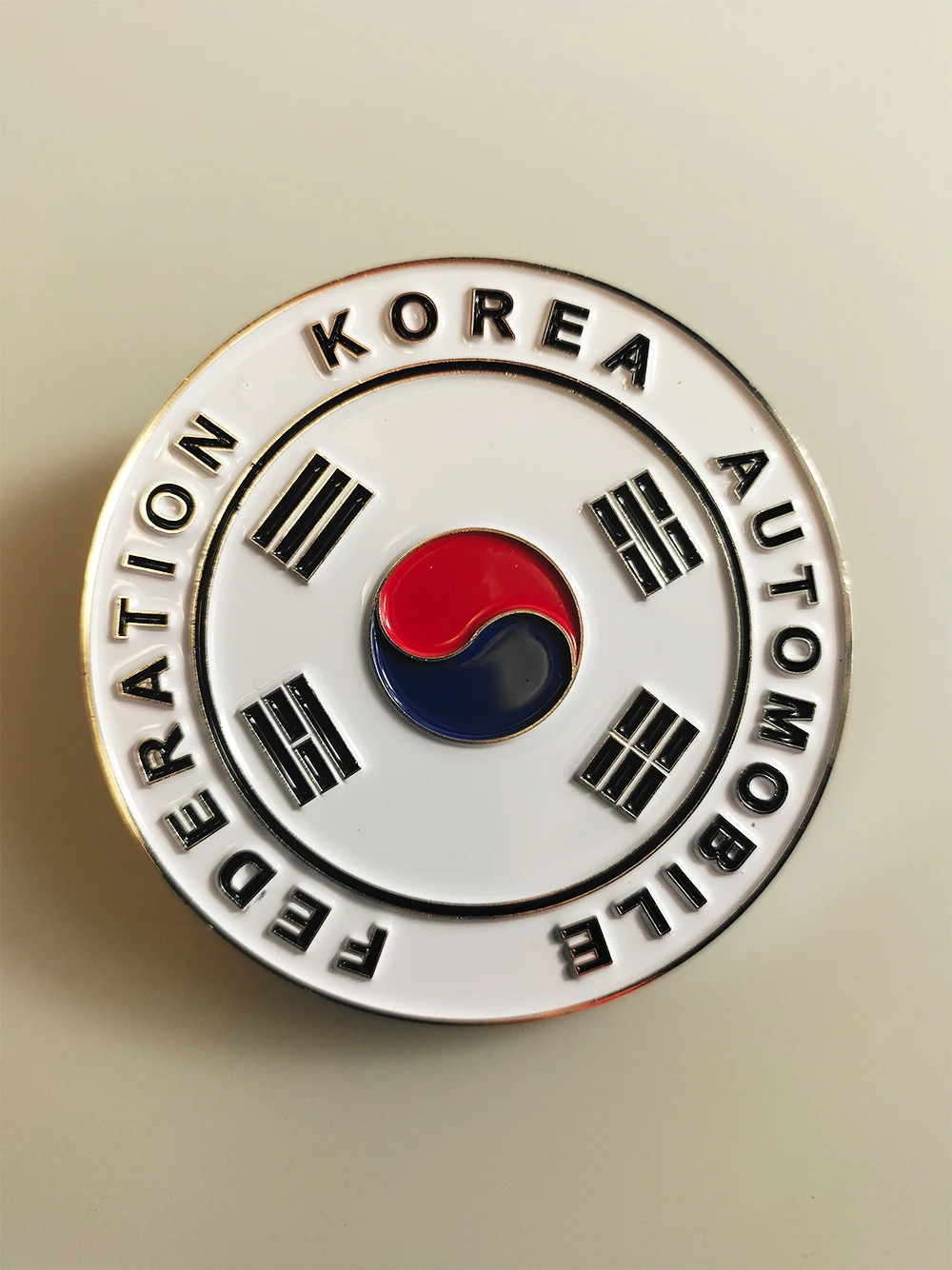 Wholesale KAF KOREA JAF Car Badge Emblem JDM Japan Automobile Federation Front Grill Badge Car Front Grille Emblem