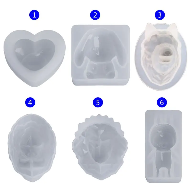 Rabbit Baby Molds UV Epoxy Resin with Simple Lightweight for Easter Drop shipping