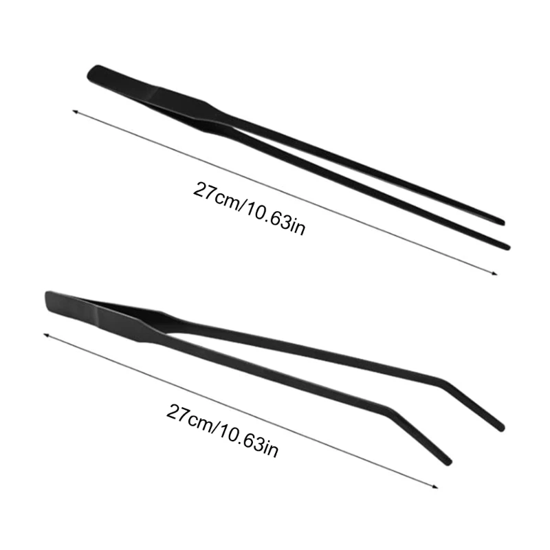 Pack of 2 Professional 27cm Aquarium Tweezers for Professional Aquarists Wonderful for Aquascaping and Feeding Reptiles