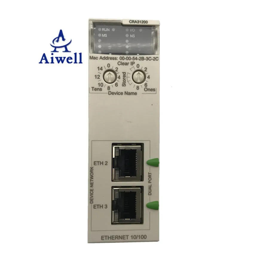 

PLC For Modicon X80 E/IP Standard Ethernet I/O Processor Interface Module BMXCRA31200