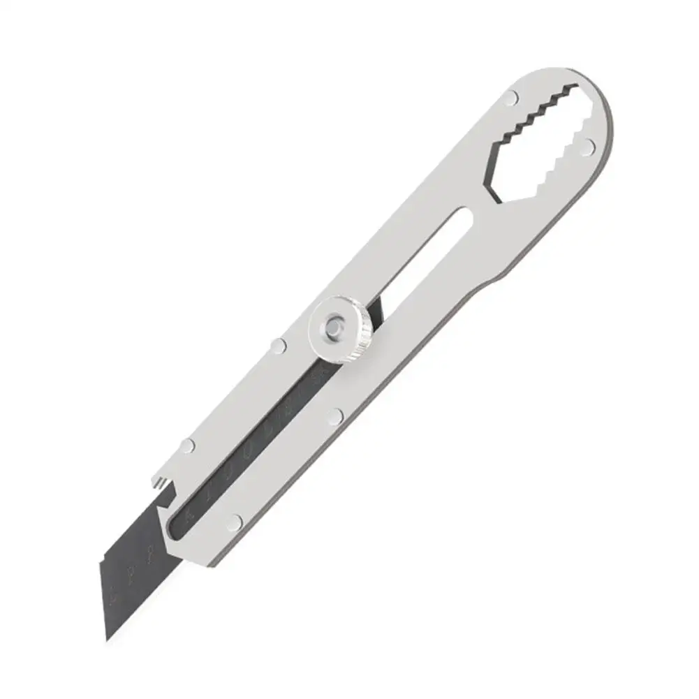 13 In 1Multifunctional Stainless Steel Art Knife Retractable Heavy Duty Waterproof Snap Off Cutter Knife Thickened For Wall K6A0