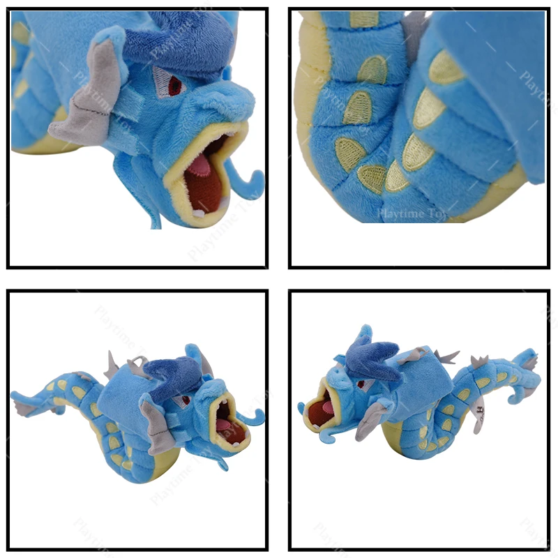 TAKARA TOMY Pokemon Cartoon Plush Toy Gyarados Rayquaza Sky Dragon Animal Stuffed Plush Dolls Birthday Gift