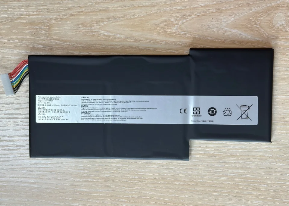 MXJFYY Batería BTY-M6K Para MSI GF63 GF75 GS63VR GS73VR | 11.4V 52.4Wh | Compatible Con MS-17B4 MS-16K3 | Reemplazo Oficial