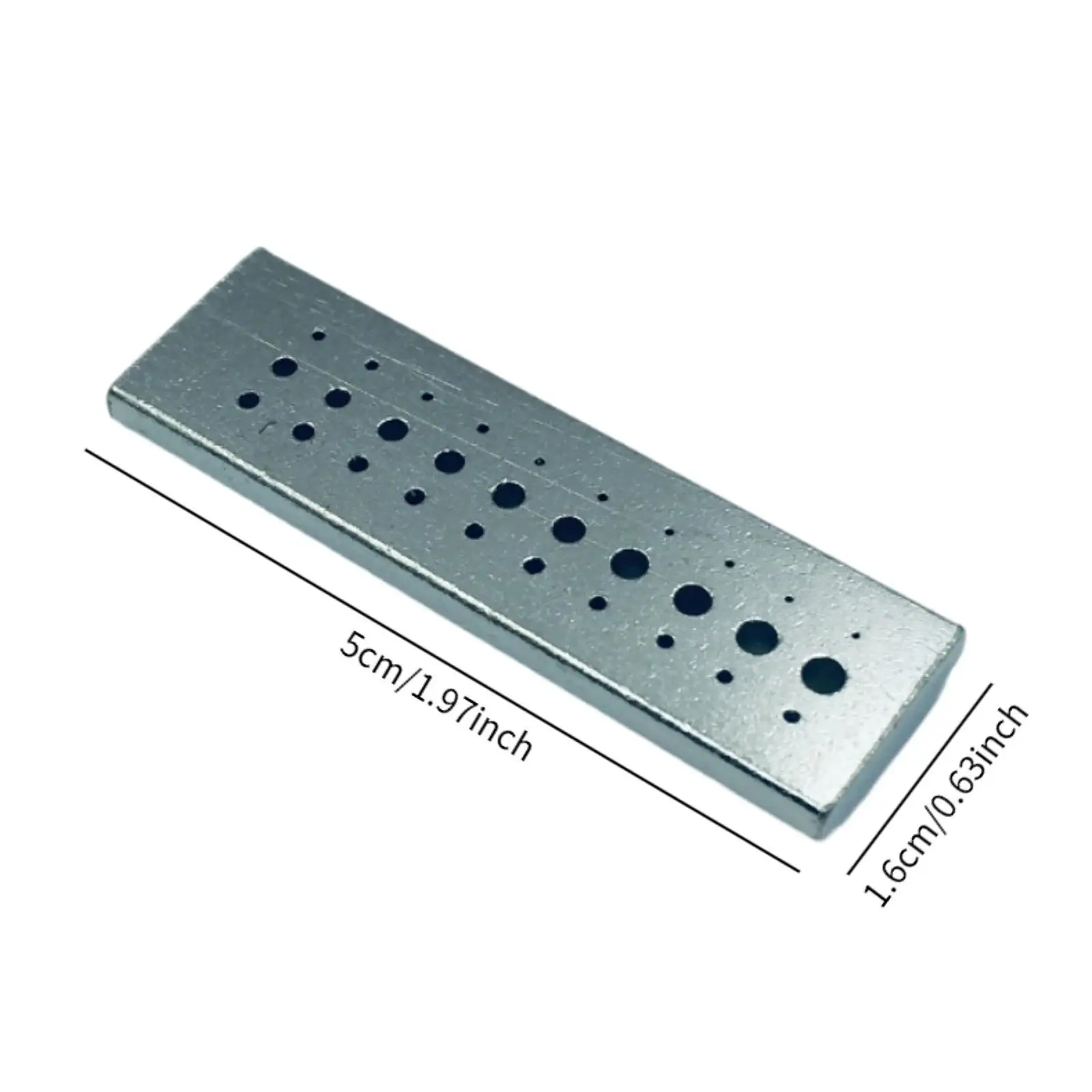 30 Holes Riveting Stake Watchmaker Tool Professional Heavy Duty Small Parts Hole Punch Tool Adjustment Tool Compact Size