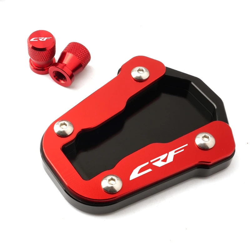 New Fit For HONDA CRF 300L CRF300L Rally Motorcycle CNC Kickstand Extension Foot Side Stand Pad Support Plate Accessories CRF300