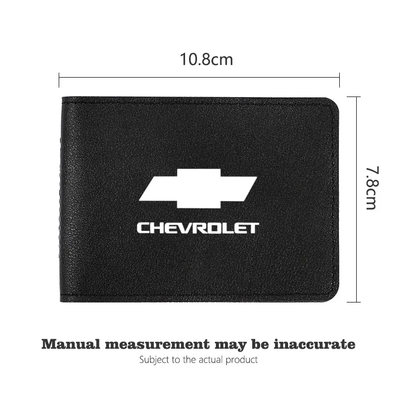 Ultra-thin Car Driver License Cover Credit Card Holder For Chevrolet Z71 Aveo Impala Lacetti Malibu Sail SS Cruze Sonic Captiva