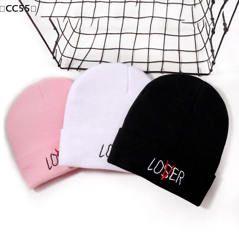 Gorros de invierno unisex, gorros tejidos lisos y bonitos, gorros de otoño para mujer, gorros cálidos, gorros informales para hombre〔CC55〕