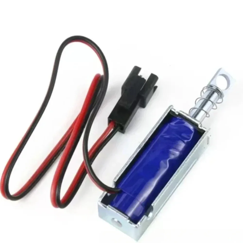 2pcs DC6V-24V Push Pull Solenoid Valve For Express Cabinet Lock Vending Machine Self For Reset Electromagnetic Actuator