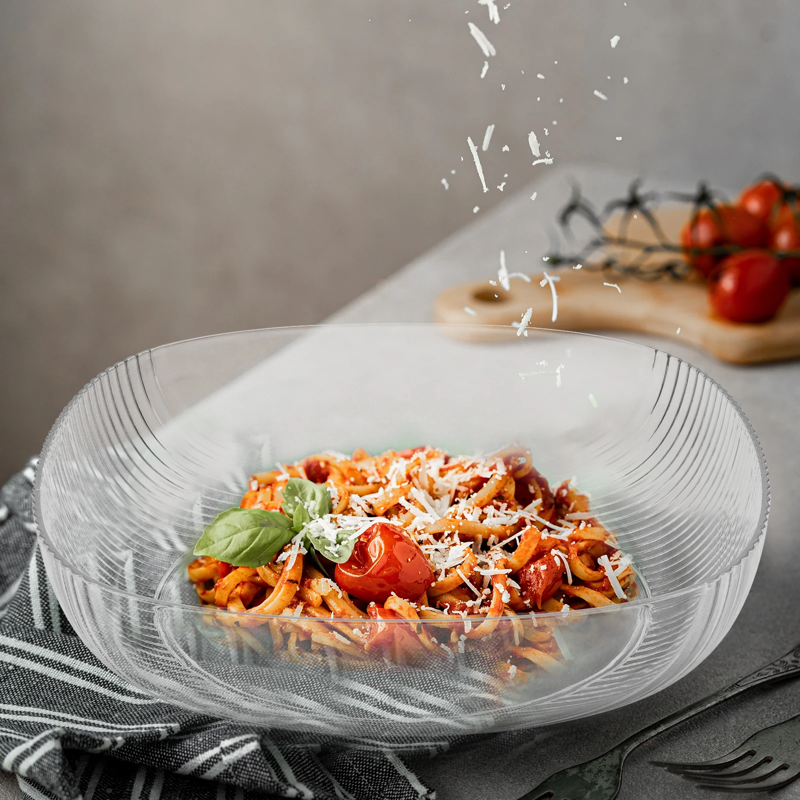 

Fruit Tray Kitchen Supply Salad Bowl Snack Household Plastic Fruit Bowl Home Accessory Multi Function Container Elegant Dinner