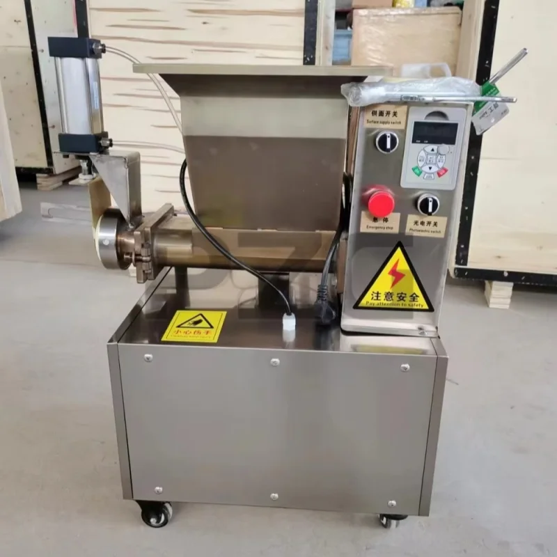 400W Pneumatic Dough Divider Rounder Stainless Steel Automatic Dough Extruder for Cookie Pastry Dough Making