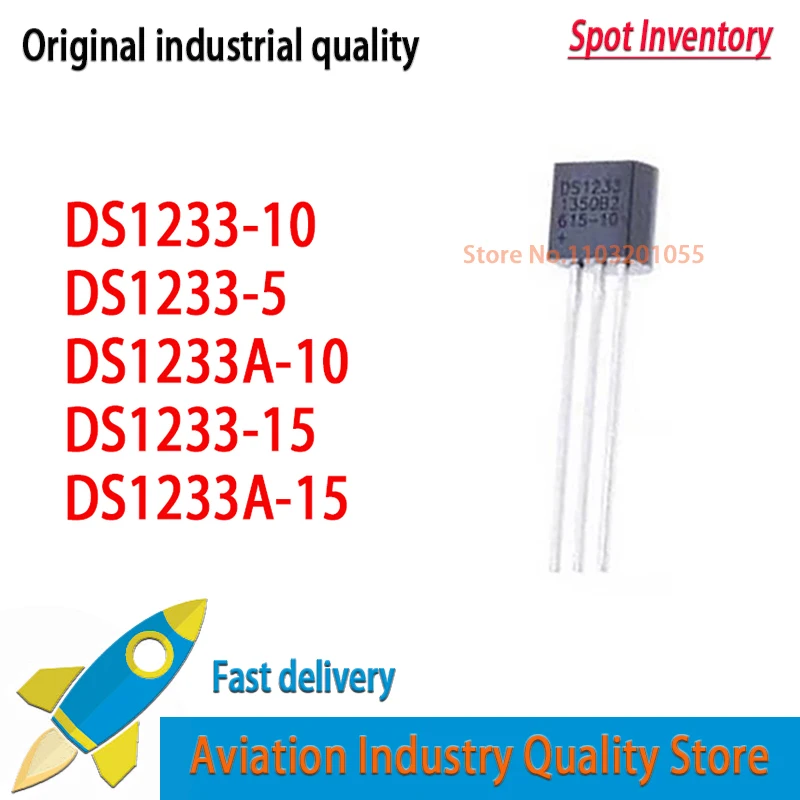 5PCS/LOT DS1233-5+ DS1233-10+TO-92 DS1233Z-5 DS1233Z-10 DS1233AZ-10 DS1233A-15 DS1233 SOT-223 Power Monitor Management Chip