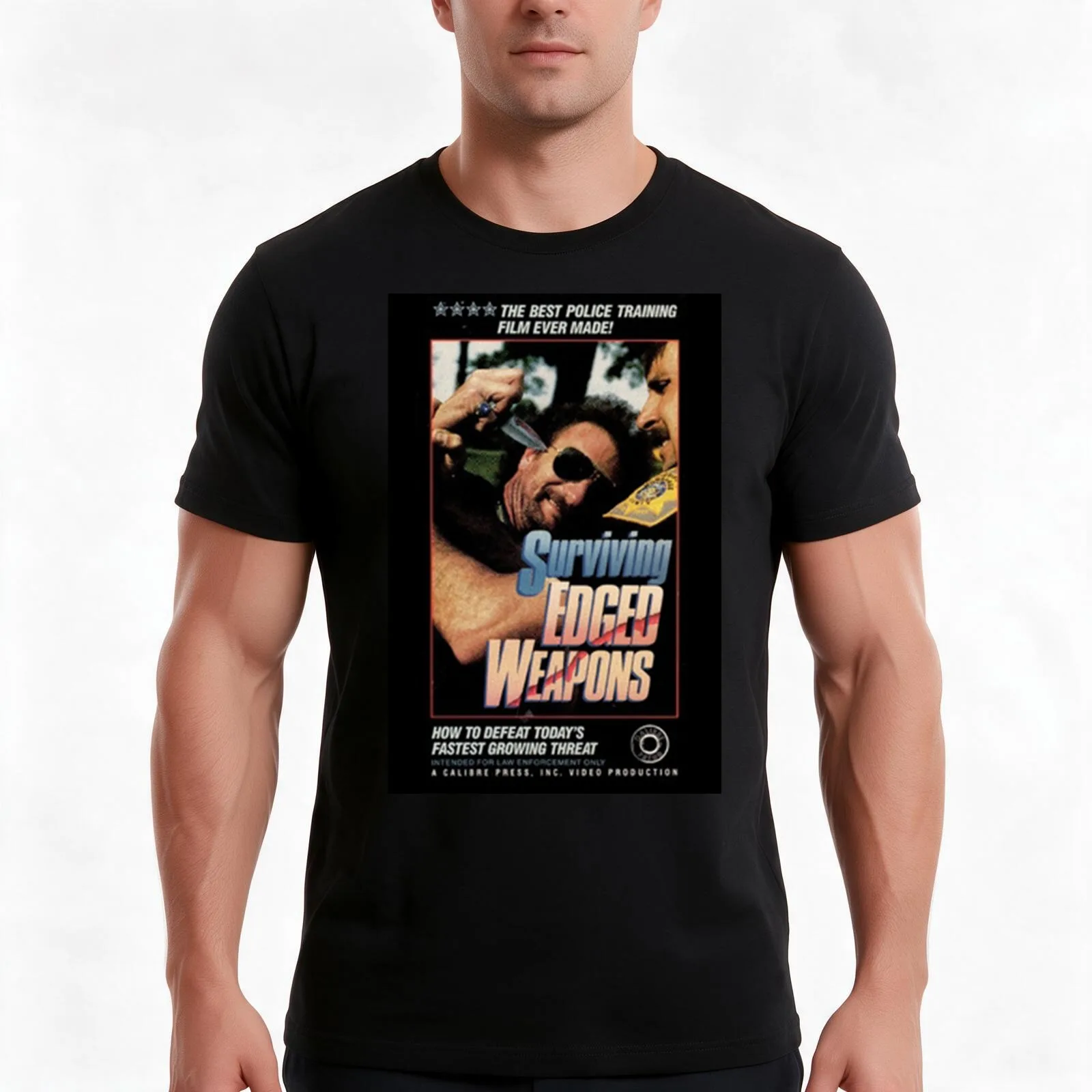 Surviving edged weapons T-Shirt Summer Casual Cotton Tee Oversized Streetwear Tops Vintage Graphic Print Unisex Men Women