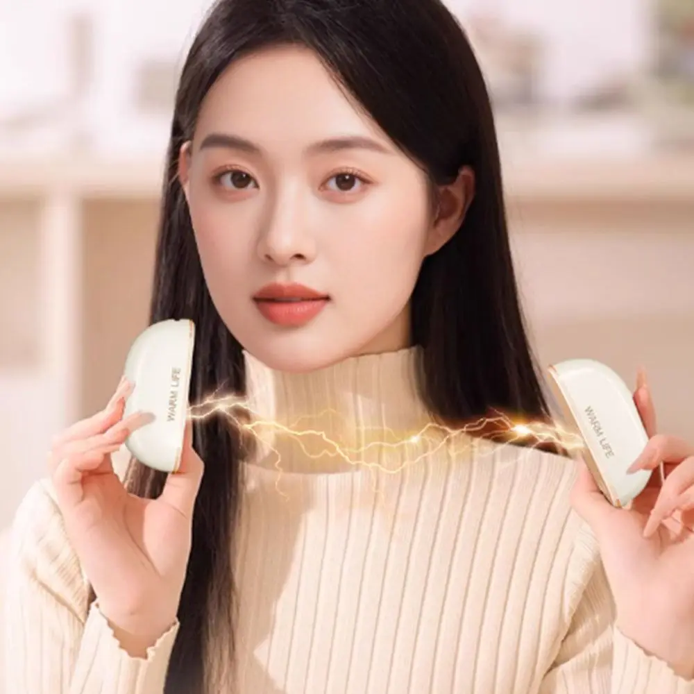 

Дизайн 2-в-1, электрический теплый сокровище, магнитная присоска, перезаряжаемая грелка для рук, долговечный безопасный нагревательный карманный обогреватель