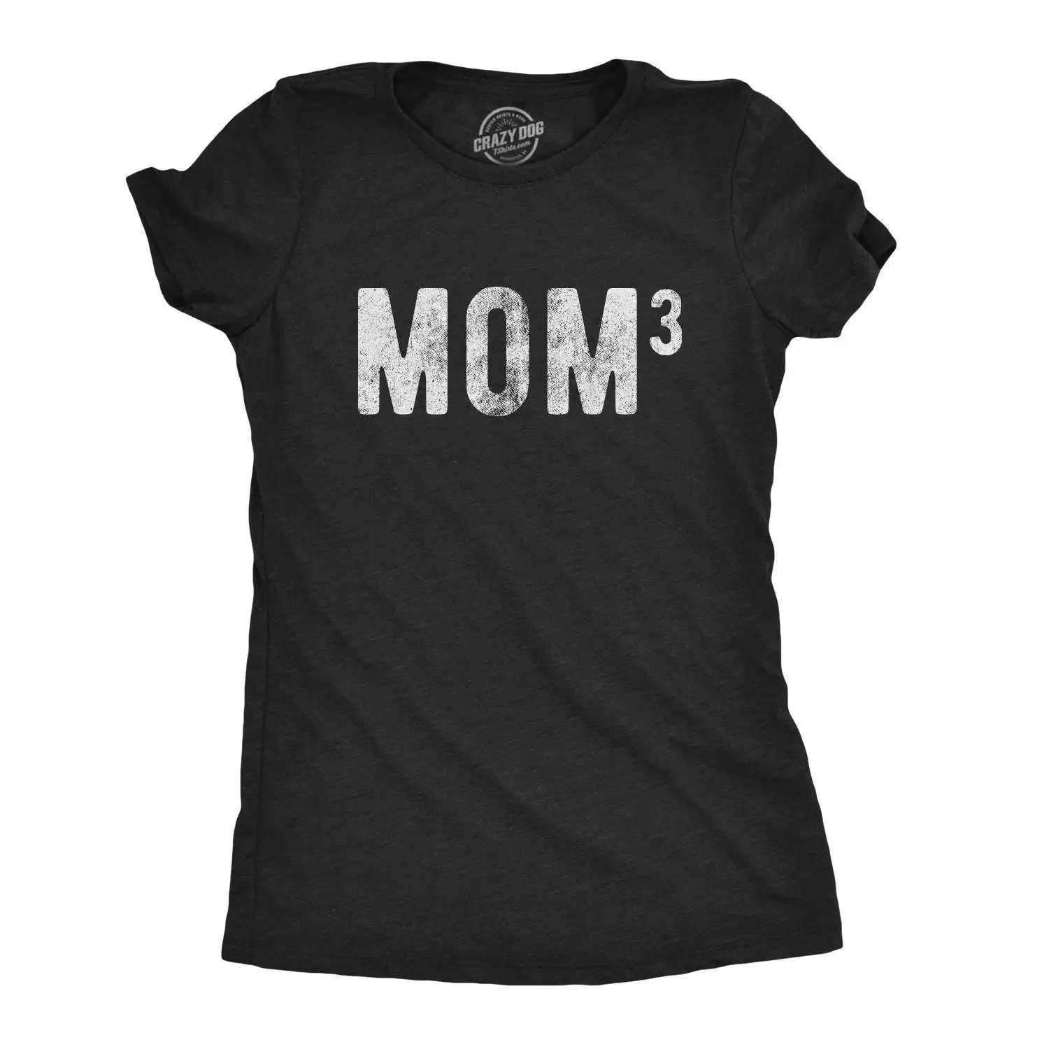 Mom Of Three Cubed To The Third Mothers Day Funny T Shirt For Moms