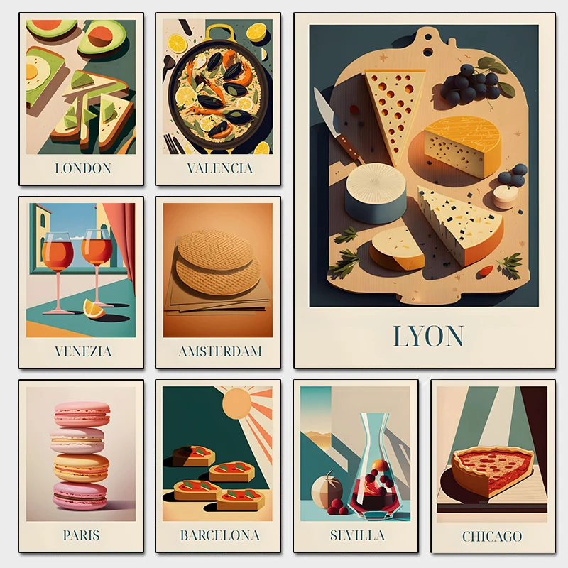 Home Decor New Orleans - Minimalist National Cuisine Poster New Orleans