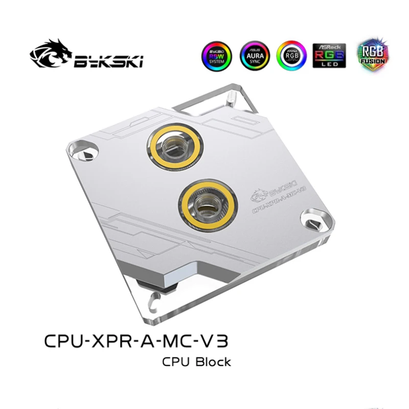 Bykski-bloque de agua para CPU, radiador enfriador RGB SYNC /CPU-XPR-A-MC para INTEL LGA1150, 1151, 1155, 1156, 1200, 1700, 2011, 2066, X99, I7