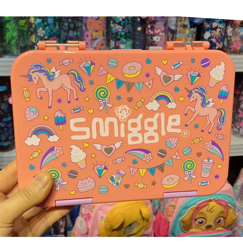 New Genuine Disney Australia Smiggle Mermaid Mickey Mouse Meal Box Food Grade Lunch Box Spring And Autumn Picnic Lunch Box Gift