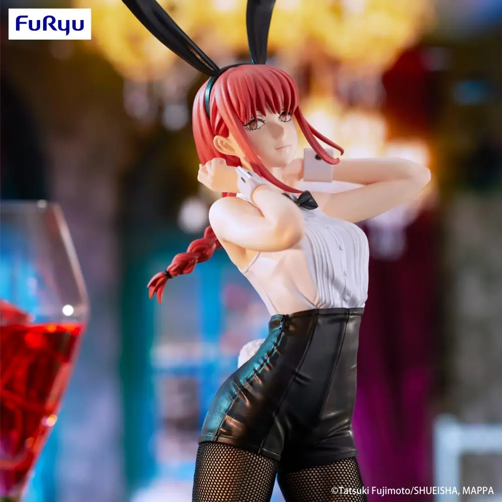 In Stock Original FuRyu BiCute Bunnies Chainsaw Man Makima Bunny Girl PVC Anime Figure Action Figures Model Toys