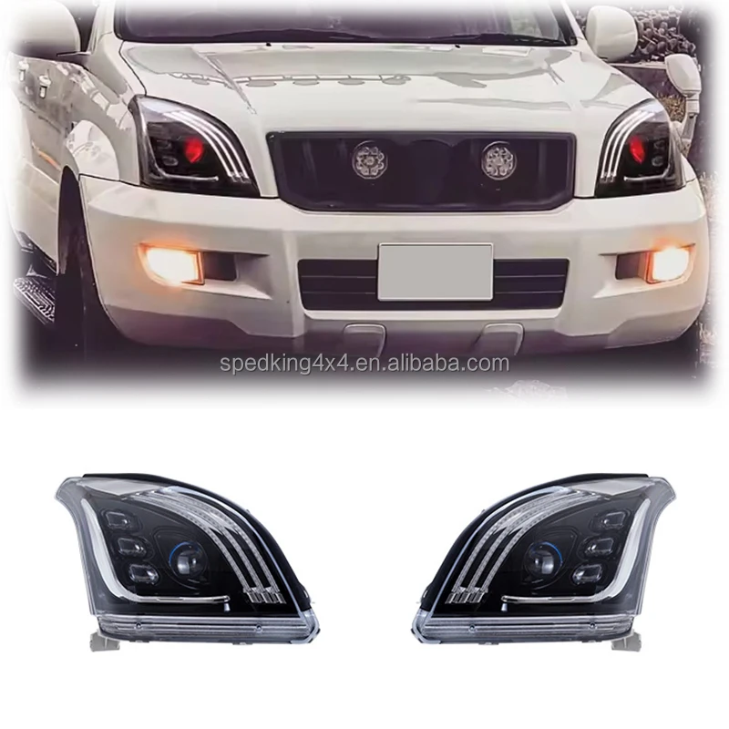 

Spedking Sell Like Hot Cakes Headlights LED Headlights for TOYOTA PRADO LC120 2003-2009 LED Headlights
