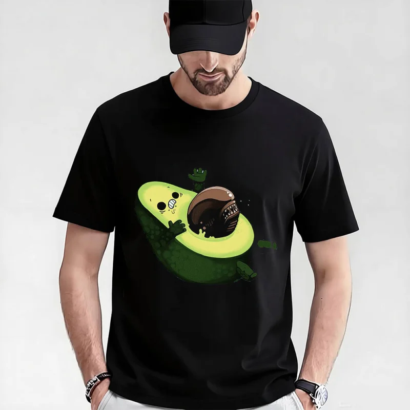 

Funny Chestburster Retro Horror movie Alien Sic-Fi Gift T-Shirt Xenomorphe Graphic clothes 0320 Large size top 100% cotton Tee