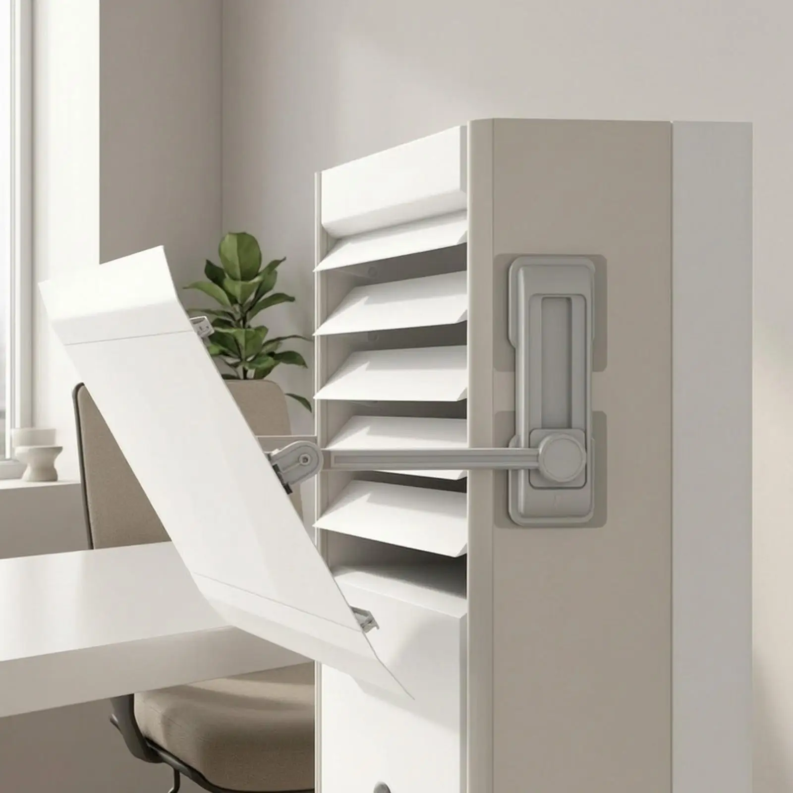 Wind Deflector for Air Conditioner Cabinet Unit White ABS Adjustable Air Stream Redirector for Bedroom Living Room