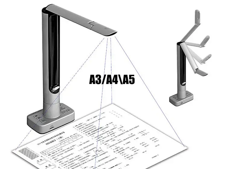 Visual Field Machine Professional Factory Teaching Scanner Portable Document Digital Visualizer Camera With Cheap Price