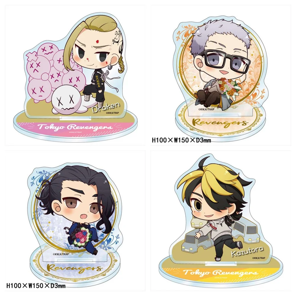 10CM Charm Anime Tokyo Revengers Acrylic Stand Model Cosplay Characters Ornament Accessories Goods Collection Gifts