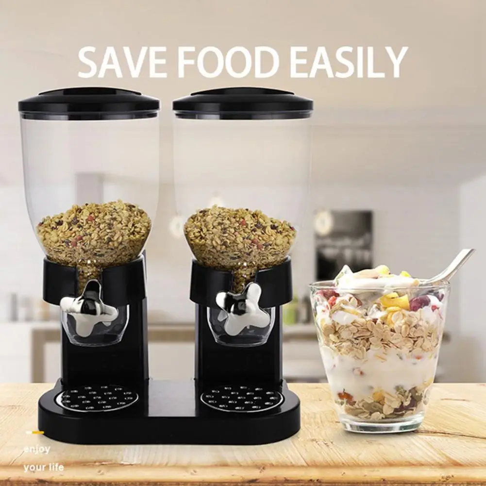 Food Jar Dispenser Safe Airtight High Capacity Grains Cereal Bucket Dispenser for Kitchen  Food Storage Machine  Cereal Bucket