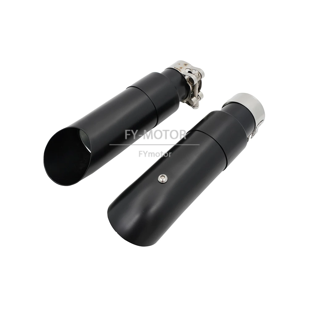 Short GP Slip-On Exhaust System with DB Killer for Indian Scout Bobber Sixty Rogue Twenty 2015-2023 Mufflers Motorcycle view 2