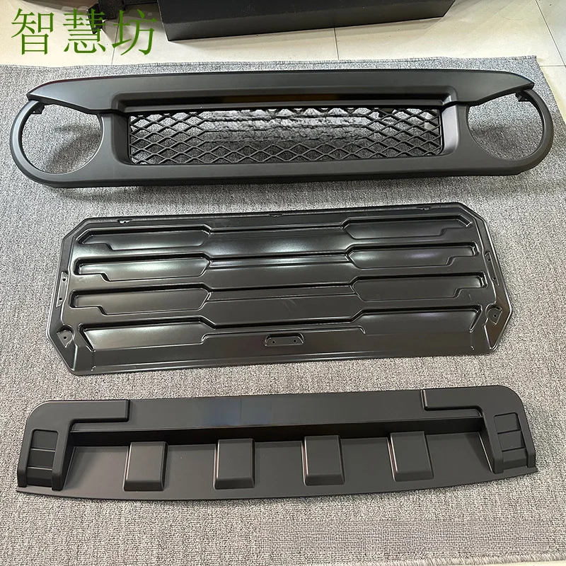 

Подходит для FJ, декоративная решетка радиатора Angry Front Grille, декоративная панель вентиляционного отверстия капота, модификация для Cruiser.