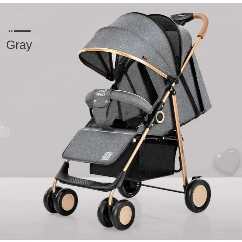 

Lazychild 186 Model 0-3 Baby Stroller Reclining And Sitting Lightweight Folding Baby Stroller Newborn Baby Scooter News 2024