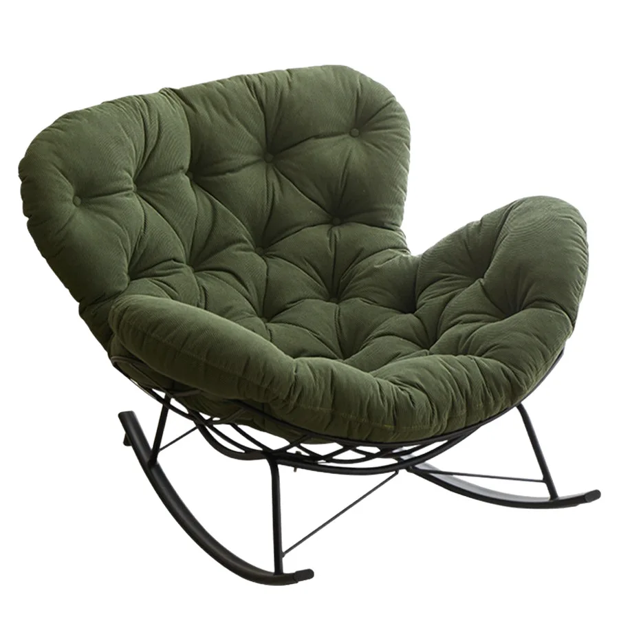 Rattan Weaving Rocking Chair Human Bird Nest Style Leisure Sofa for Home Balcony Single Lazy Rocking Chair Can Sleep