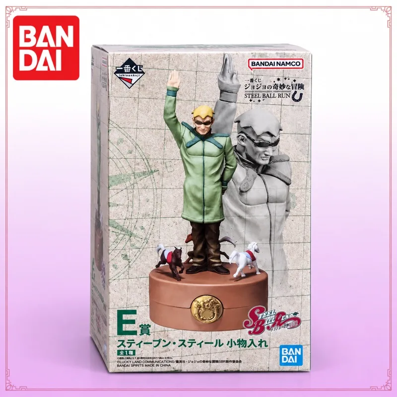 In Stock Bandai Original Ichiban Kuji Jojos Bizarre Adventure Steven Steel Action Figure Model Doll Brand New Boxed Anime - view 2
