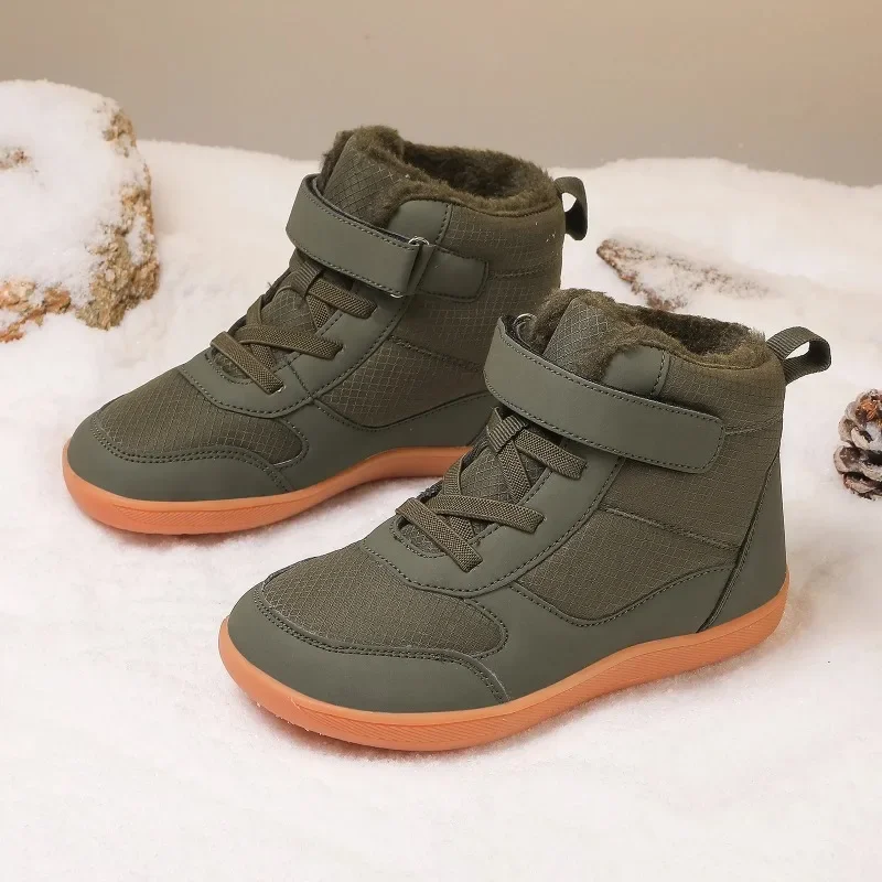 New Children's Fashionable Snow Boots, Warm Non-Slip Cotton Shoes, Children's Shoes-D2506