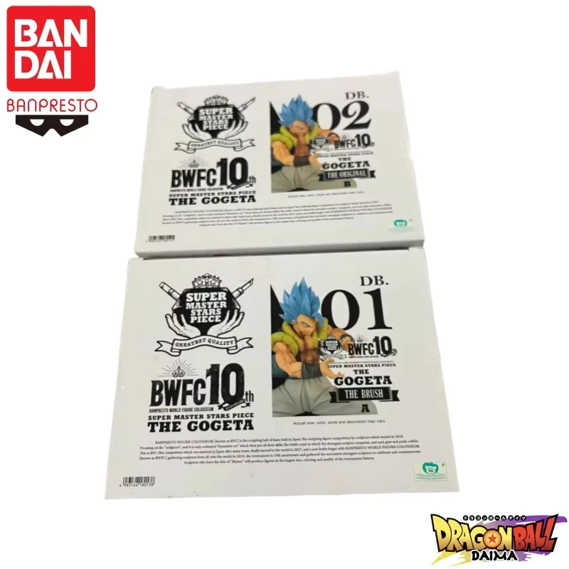 

Оригинальная фигурка Bandai Banpresto Dragon Ball Super Saiyan Anime Gogeta, модель для коллекционирования, новая, в коробке, подарок