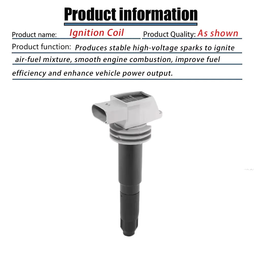 6 Ignition Coil Plug 9A160210404 for Porsche 911 Carrera Cayman Boxster 991 987 997 2.7L 2.9L 3.4L 3.8L H6 9A160210401
