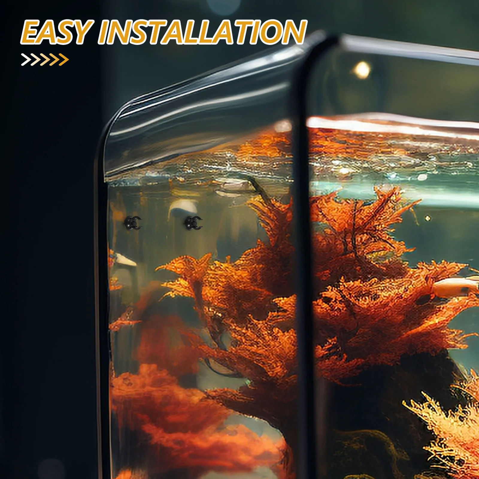 

10Pcs Aquarium Suction Cup Heating Rod Holders Fish Tank Light Clips Lamp Mounting Brackets Aquarium Clamps Non Deform